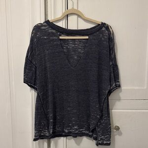 We The Free Charcoal Short Sleeve Tee